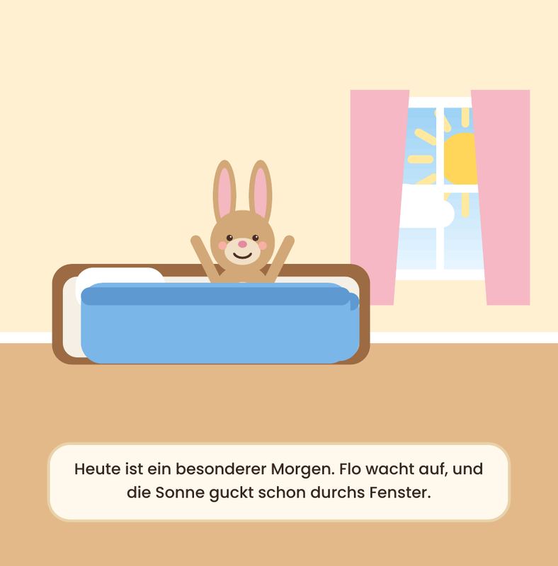 Blick ins Buch: Flos erster Tag in der Kita, Seite 1
