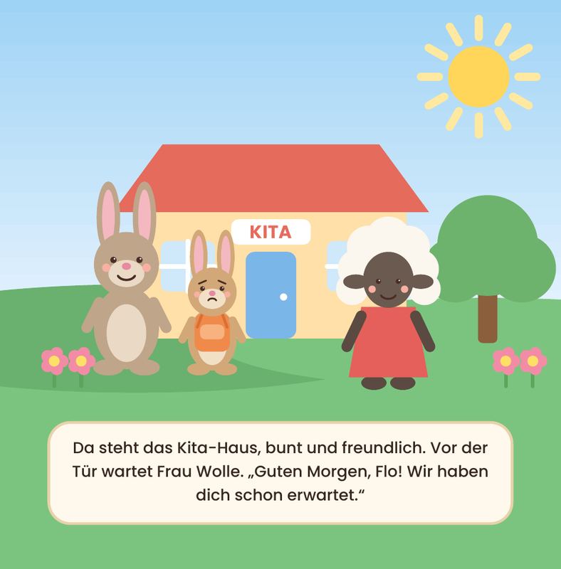 Blick ins Buch: Flos erster Tag in der Kita, Seite 2
