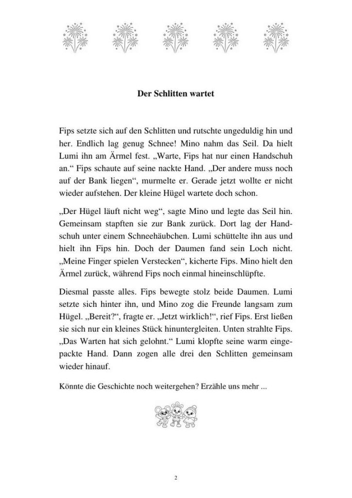 Blick ins Buch: Malspaß mit den Kicherlumis – Winterzeit, Seite 1