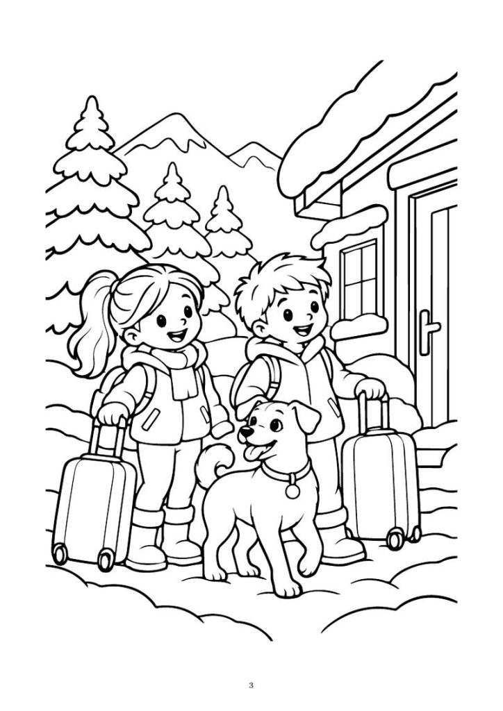 Blick ins Buch: Pepodemus und die Kinder – im Winterurlaub, Seite 2