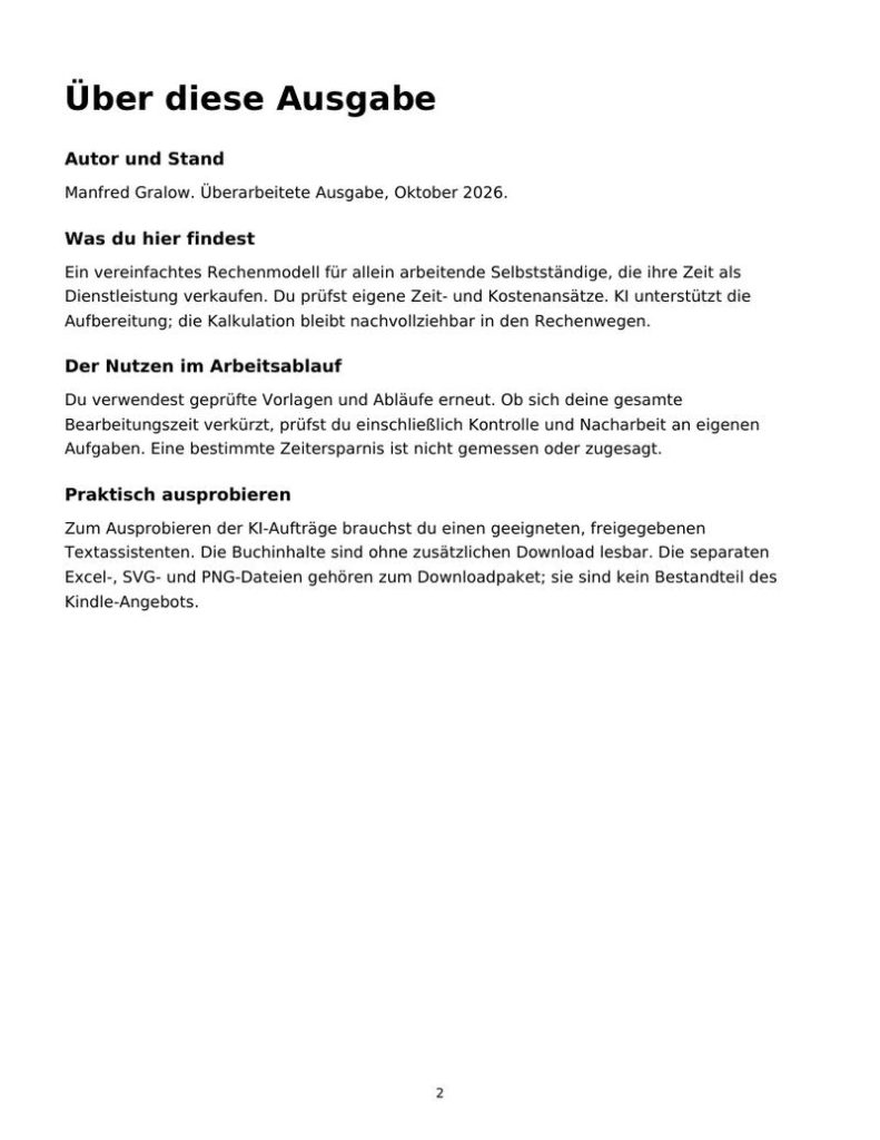 Blick ins Buch: Preise kalkulieren für Selbstständige, Seite 1
