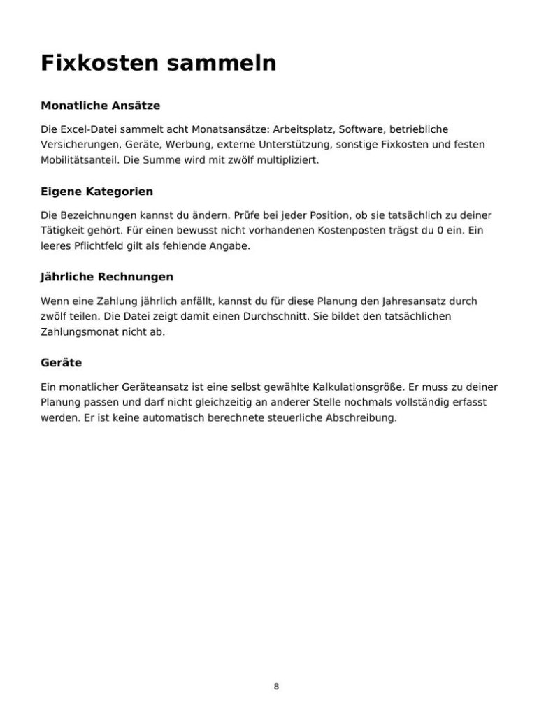 Blick ins Buch: Preise kalkulieren für Selbstständige, Seite 2
